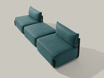 COSMO 1505 - Fabric armchair by Et al. - view 2